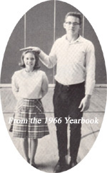 Lenora Pequignot and Fred Youmans - From the 1966 Yearbook