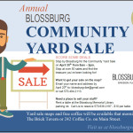 2016 Blossburg Community Yard Sale Flyer