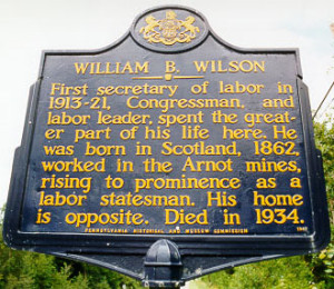 William B. Wilson sign