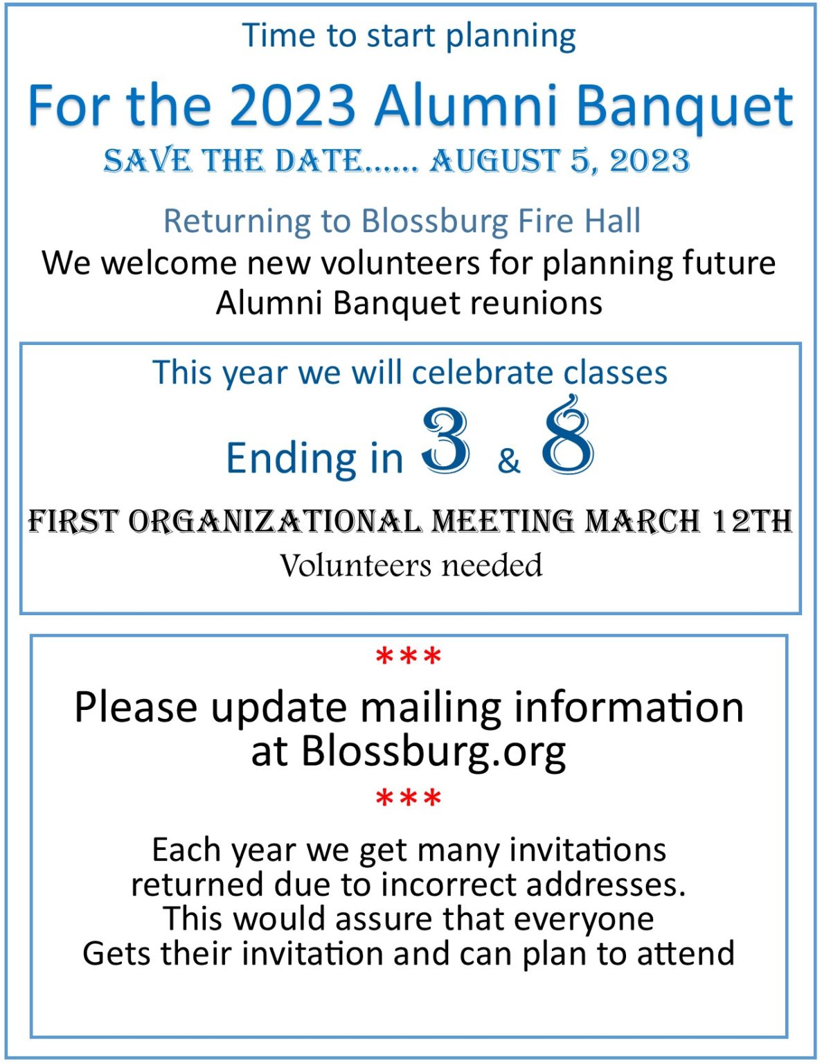 Blossburg/North Penn Alumni